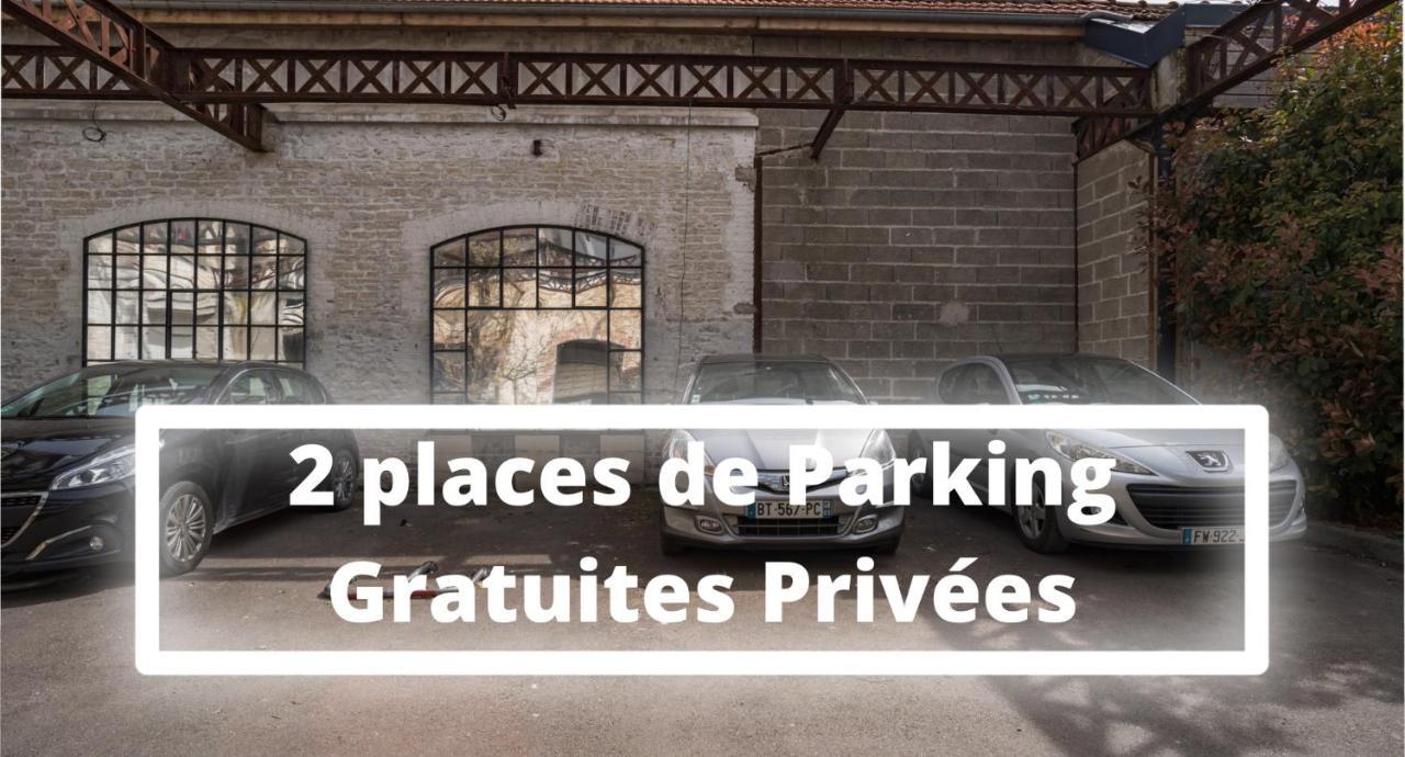 Loft Courtalon - Haut Standing - Patio - Parking Prives Apartamento Troyes Exterior foto